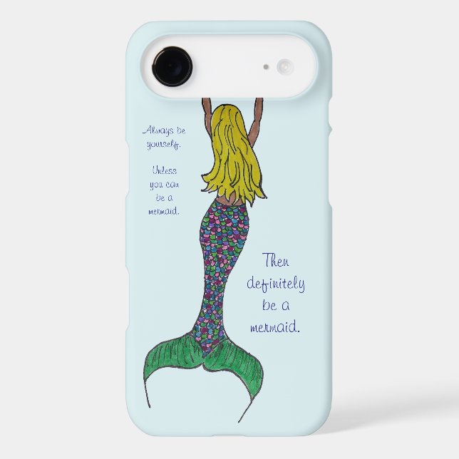 Mermaid iPhone Case (Back)
