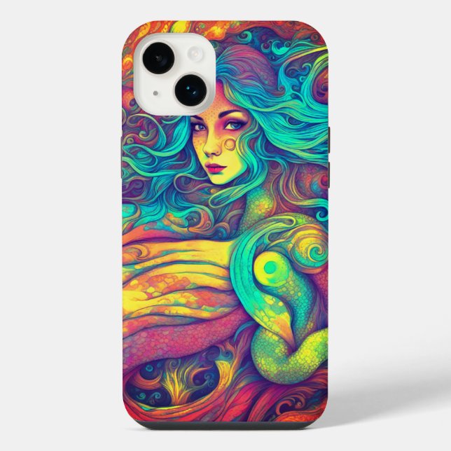 mermaid iphone case (Back)