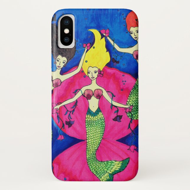 Mermaid Iphone X Cover (Back)