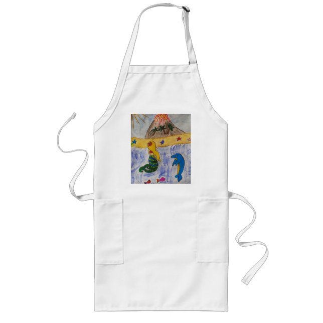 Mermaid Island Apron (Front)