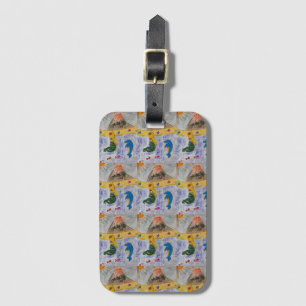 Mermaid Island Luggage Tag