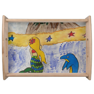 Mermaid Island Serving Tray