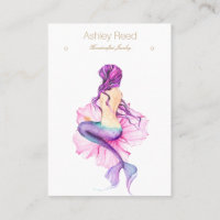 Mermaid Jewelry Card - Earring