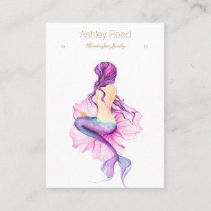 Mermaid Jewelry Card - Earring