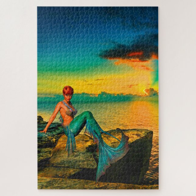 Mermaid Jigsaw Puzzle (Vertical)