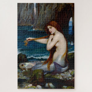 Mermaid John William Waterhouse Art Puzzle
