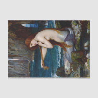 Mermaid John William Waterhouse Art Tissue Paper