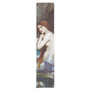 Mermaid, John William Waterhouse Short Table Runner