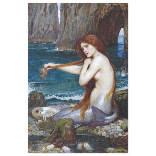 Mermaid John William Waterhouse Tissue Paper