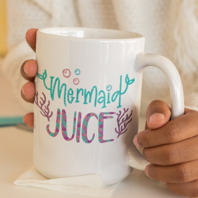 Mermaid Juice Glitter Coffee Gift Coffee Mug (Creator Uploaded)
