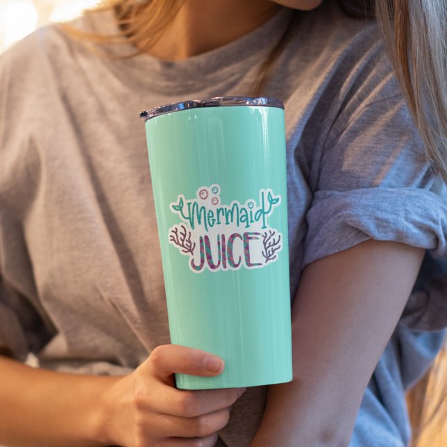Mermaid Juice Water bottle Funny Drinking Sticker (Creator Uploaded)