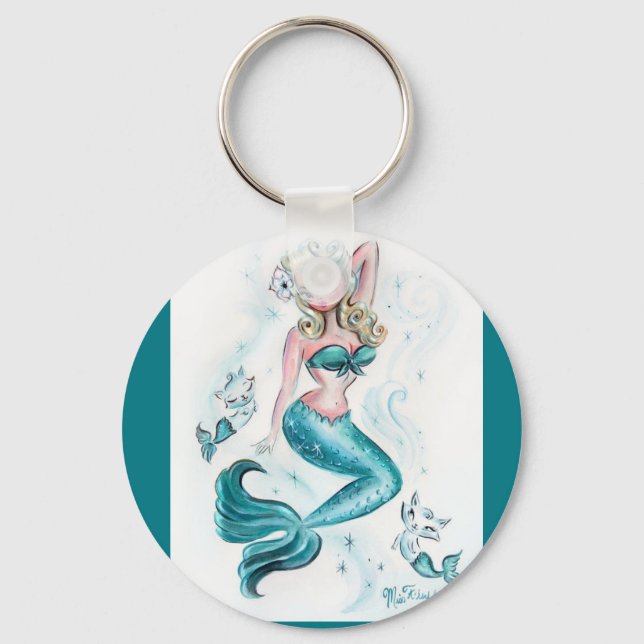 Mermaid key chain (Front)