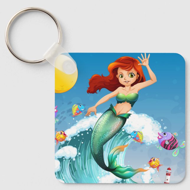 Mermaid Keychain (Front)