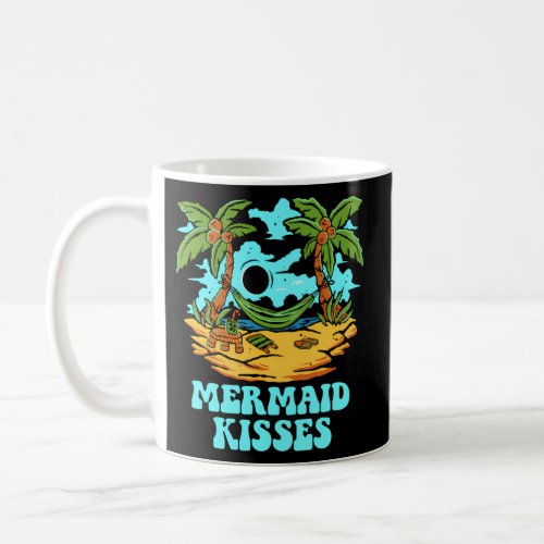Mermaid Kisses Beach Swimming Ocean Swimmer Girlfr Coffee Mug
