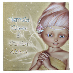 Mermaid Kisses Cloth Napkin