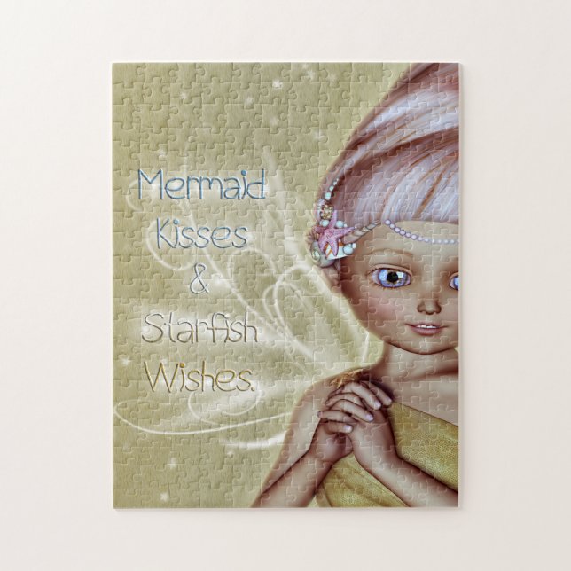 Mermaid Kisses Jigsaw Puzzle (Vertical)