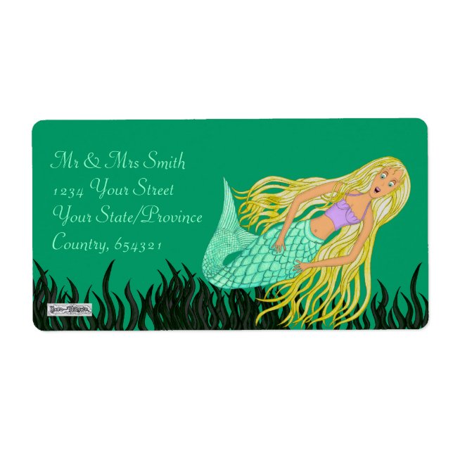 Mermaid Label (Front)