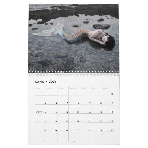 Mermaid Lagoon Calendar Zazzle