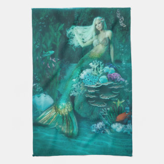 Mermaid Lagoon Kitchen Towel