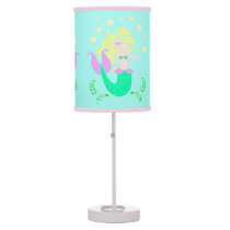 Mermaid Lamp, Beach Theme Nursery Decor Table Lamp