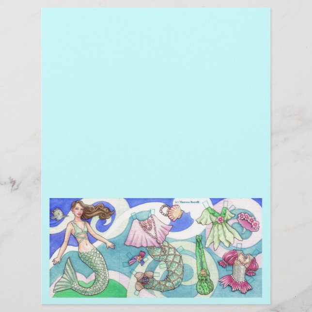 Mermaid Large Stationery (Front)