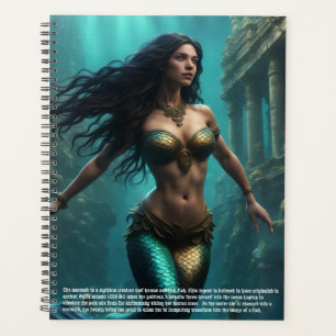 Mermaid Legend Calendar Planner