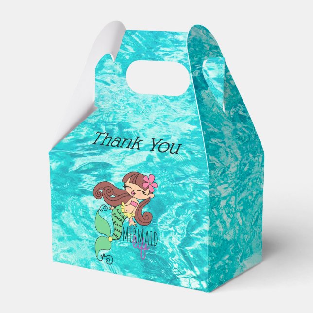 Mermaid Life Favor Box (Front Side)