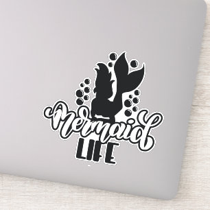 Mermaid Life Funny Beach Sticker