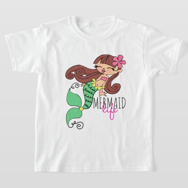 Mermaid Life T-Shirt (Laydown)