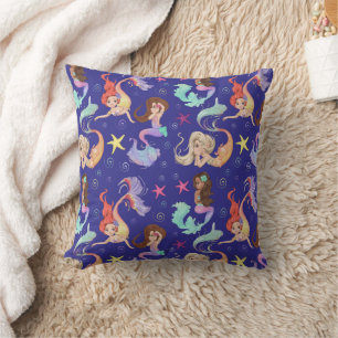 Mermaid Life Throw Pillow