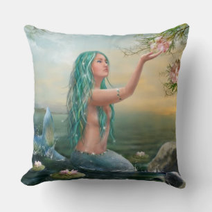 Mermaid Life Throw Pillow