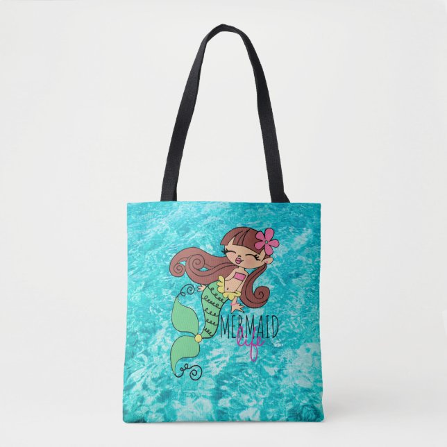 Mermaid Life Tote Bag (Front)
