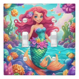 Mermaid Light Switch Cover