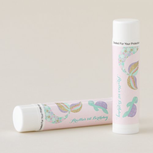 Mermaid Lip Balm Party Favor Mermaid Under The Sea