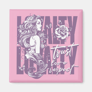 Mermaid Love Quotes Magnet