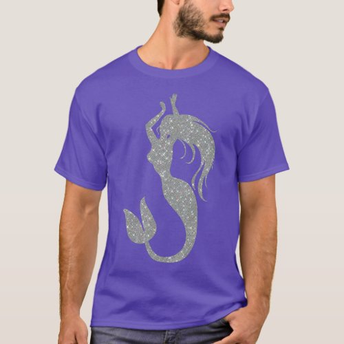 Mermaid lover sparkly glitter and sparkles T_Shirt