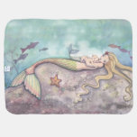 Mermaid Lullaby by Molly Harrison Baby Blanket