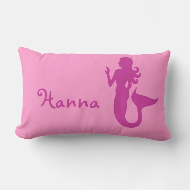 Mermaid Lumbar Pillow (Front)