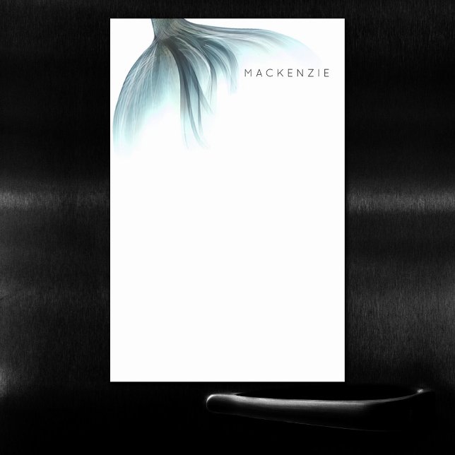 Mermaid Luxe Tail | Seafoam Mint Green Aqua Custom Magnetic Dry Erase Sheet (Creator Uploaded)