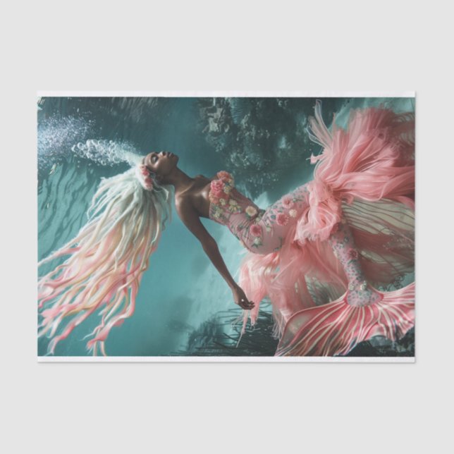 Mermaid Lyfe11 Tissue Paper (Front)