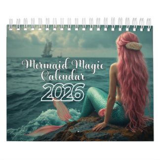Mermaid Magic Calendar 2026