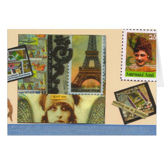 Mermaid Mail Card (Front Horizontal)