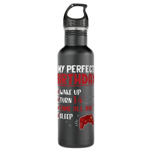 Mermaid Mama Birthday Party Outfit 230 sea Stainless Steel Water Bottle