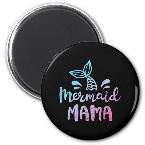 Mermaid Mama Funny Mom Mommy Family Matching Magnet