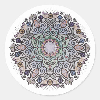 Mermaid Mandala Sticker