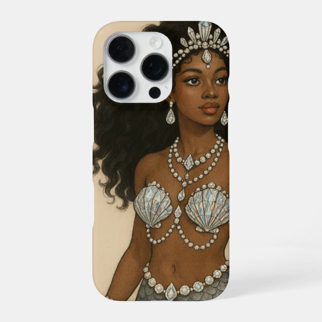 Mermaid Manifestation Phone Case (Back)