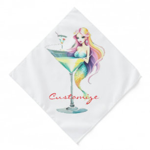 Mermaid Martini Girl Thunder_Cove Bandana
