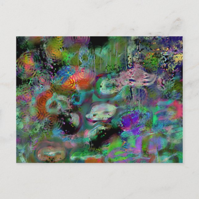 mermaid masquerade postcard (Front)