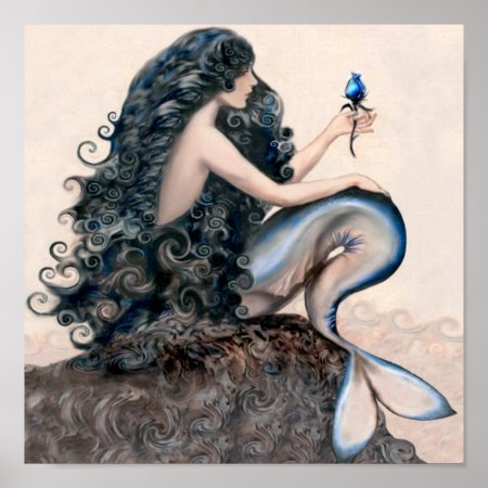 Mermaid Mermaids Fantasy Myth Poster