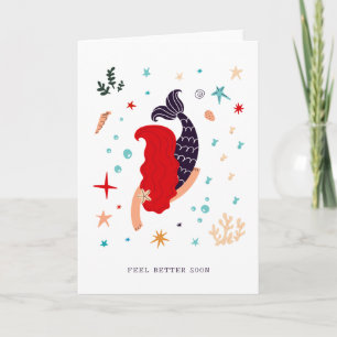 Mermaid Message Blank Card
